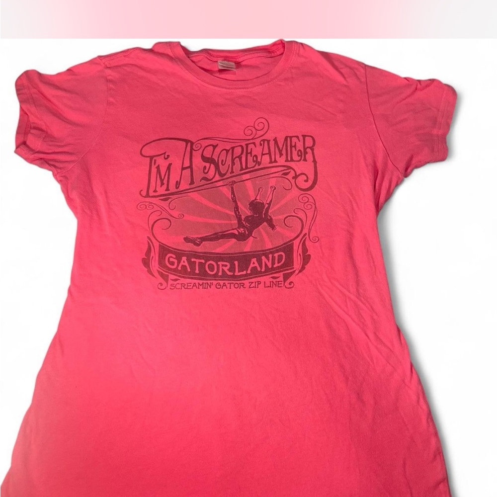 Pink Gatorland Graphic T-Shirt